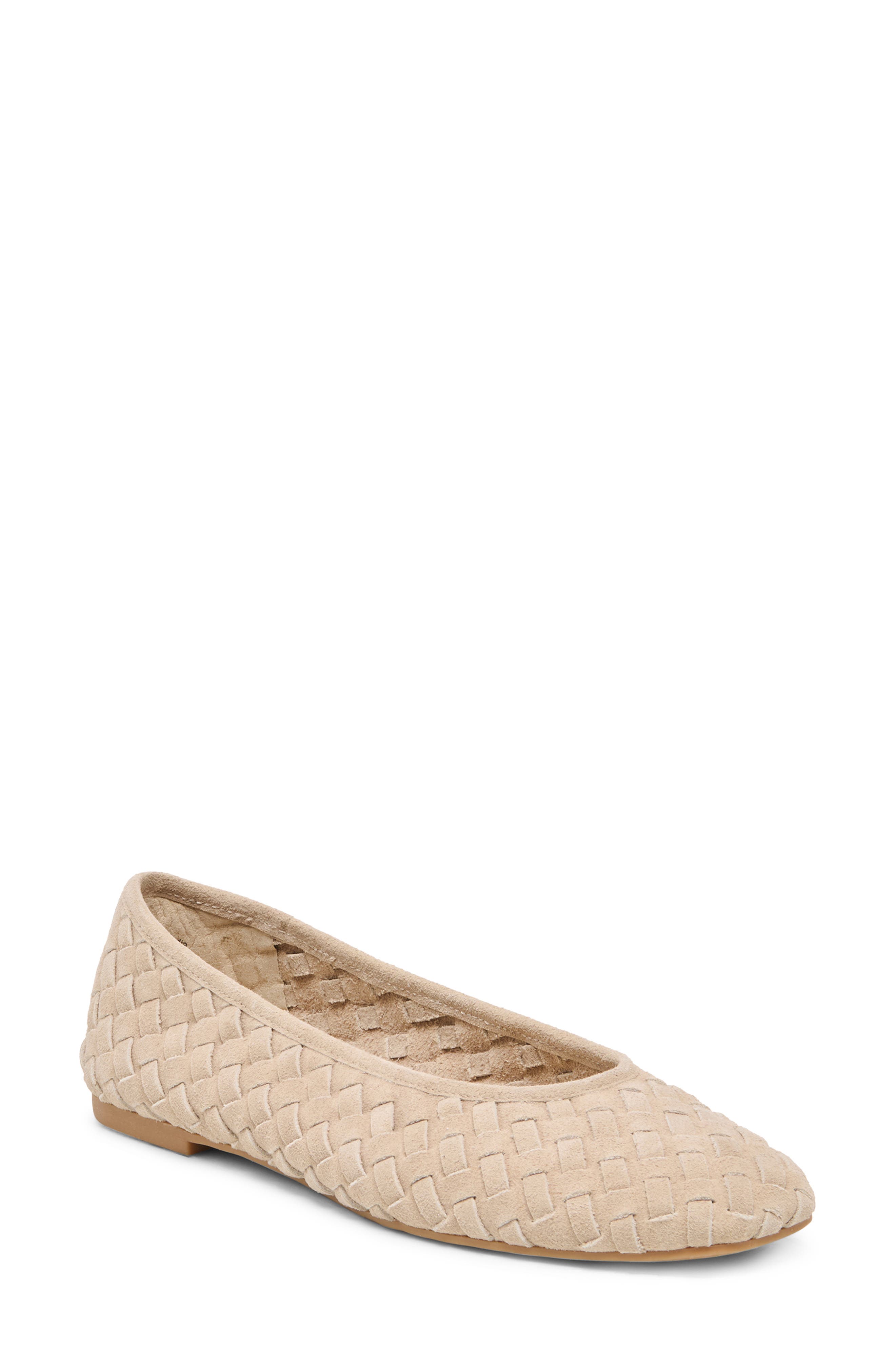 SESAME WOVEN SUEDE