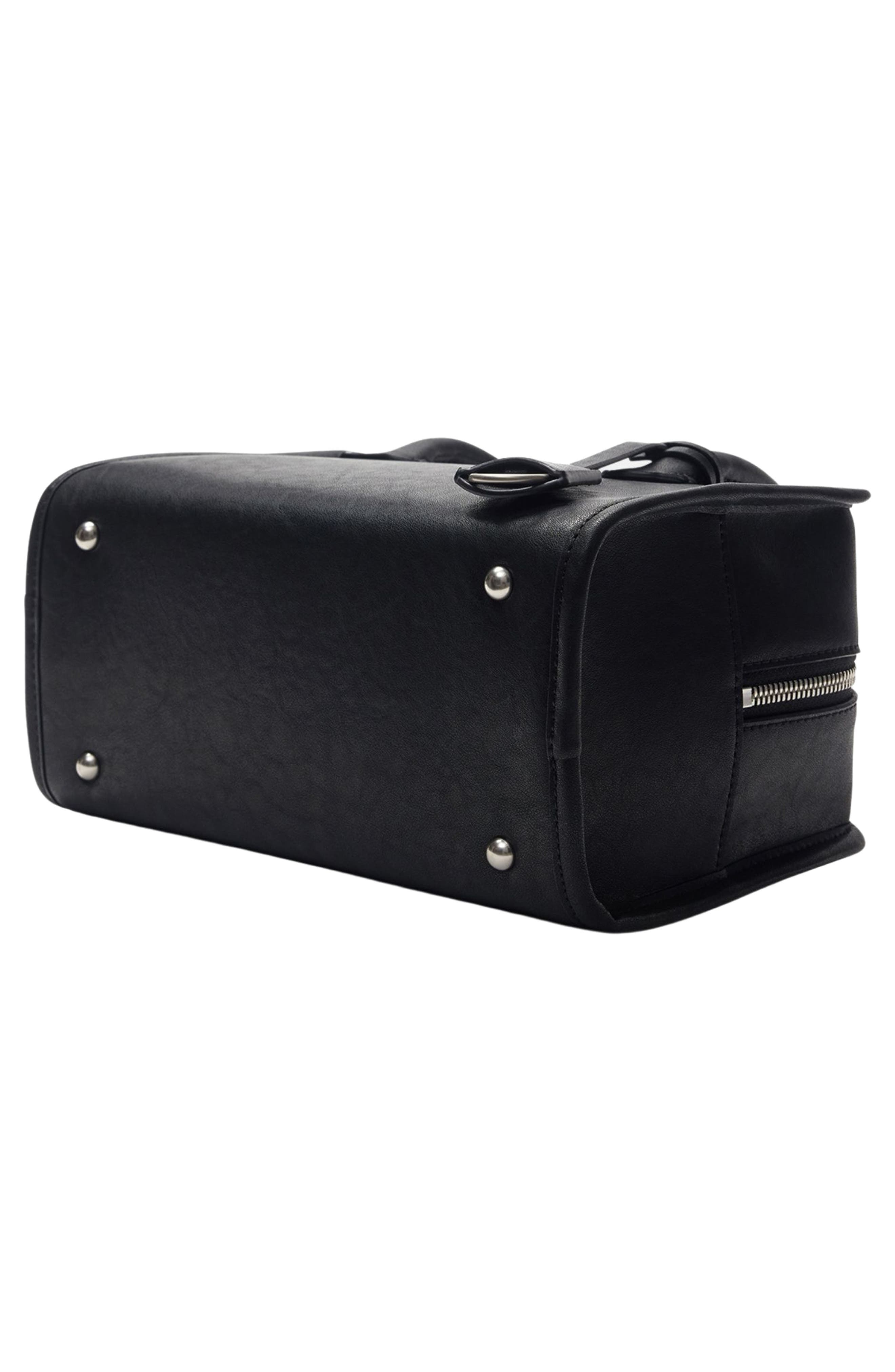 Oryany Claude Leather Satchel, Alternate, color, Black