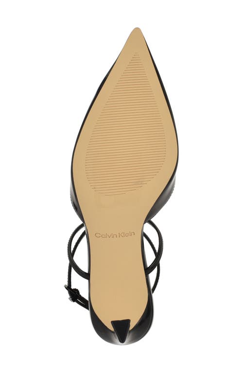 Calvin Klein Avriel 2 Ankle Strap Pump In Black