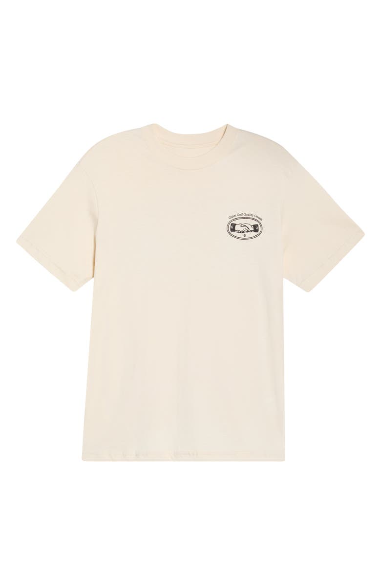 Quiet Golf Deal Maker Cotton T-Shirt, Alternate, color, Bone