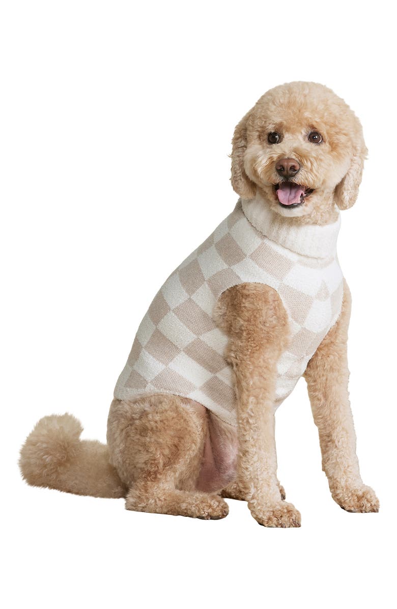Barefoot Dreams<sup>®</sup> CozyChic<sup>®</sup> Checkered Pet Sweater, Alternate, color, 