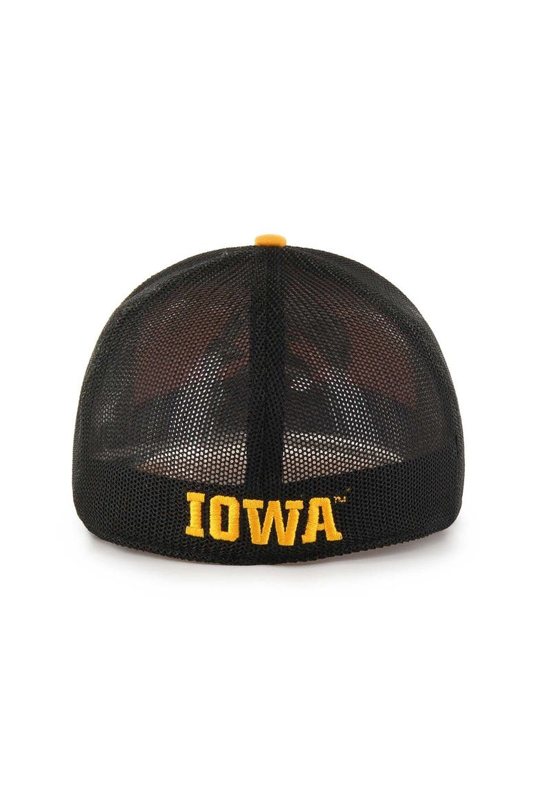 '47 Men's '47 Gold/Black Iowa Hawkeyes Basic Two-Tone Trophy Flex Hat ...
