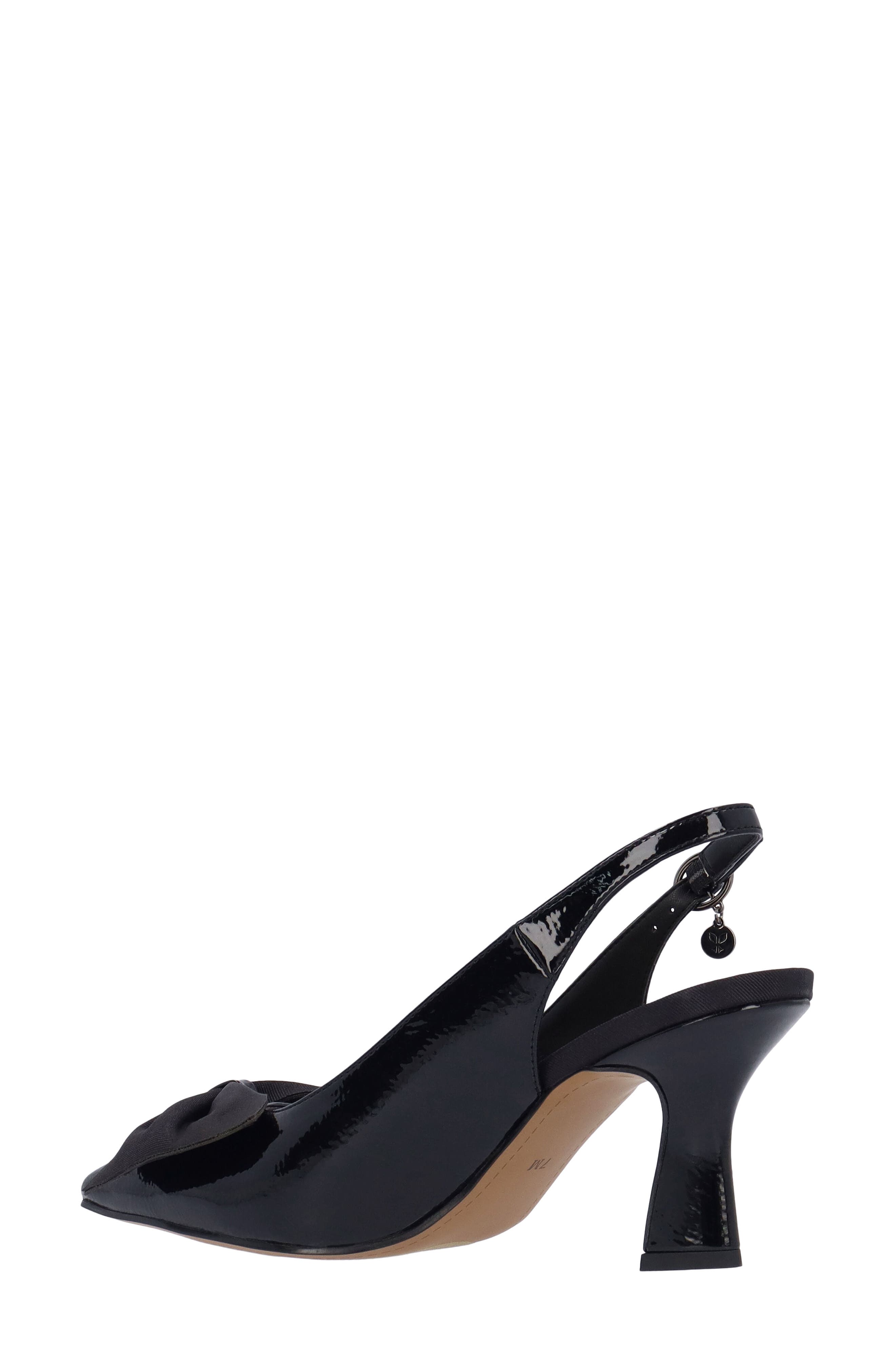J. Reneé Harlan Slingback Pump, Alternate, color, Black