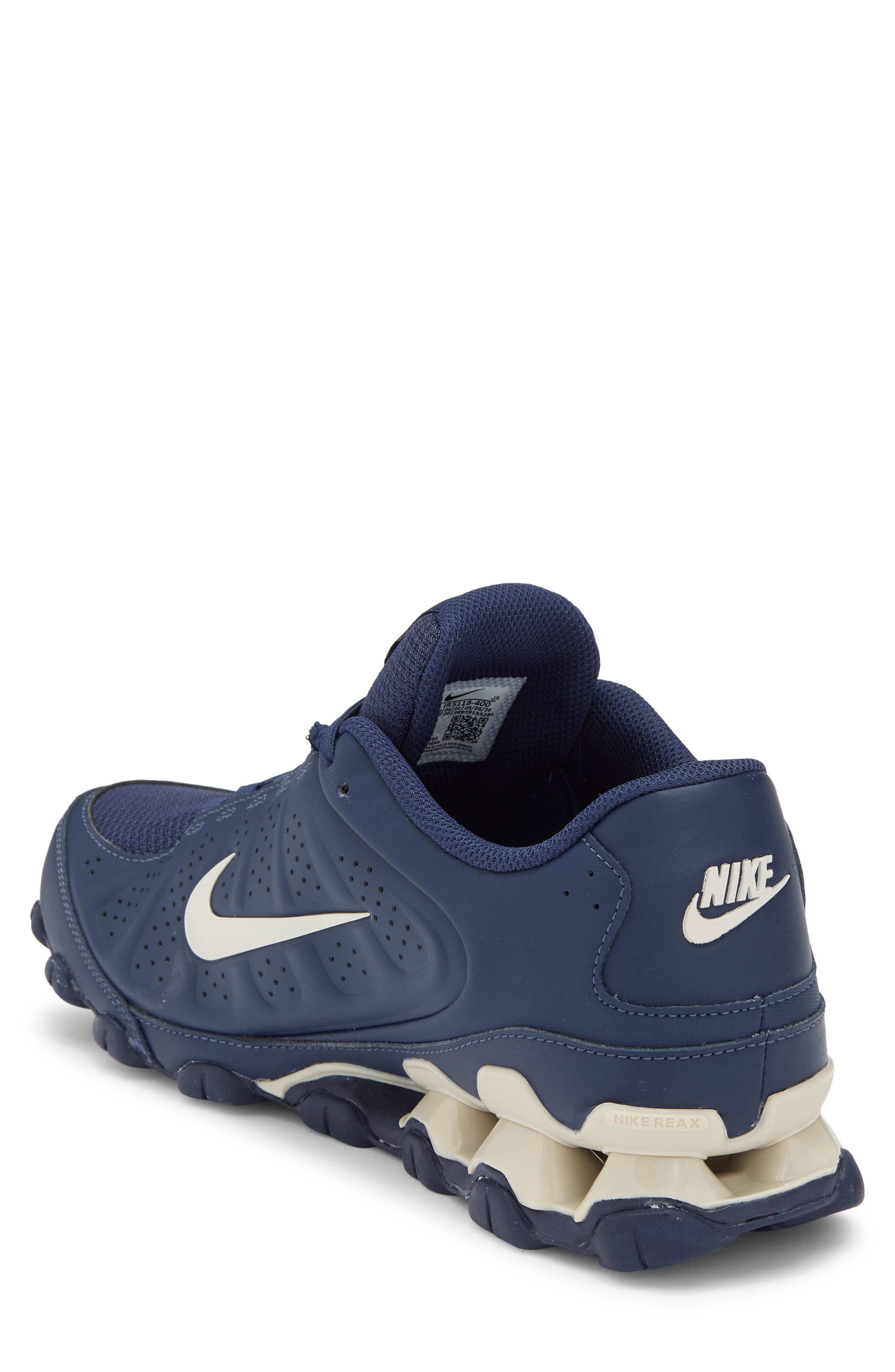 Reax 8 TR Training Shoe, Alternate, color, MIDNIGHT NAVY/ OREWOOD BROWN