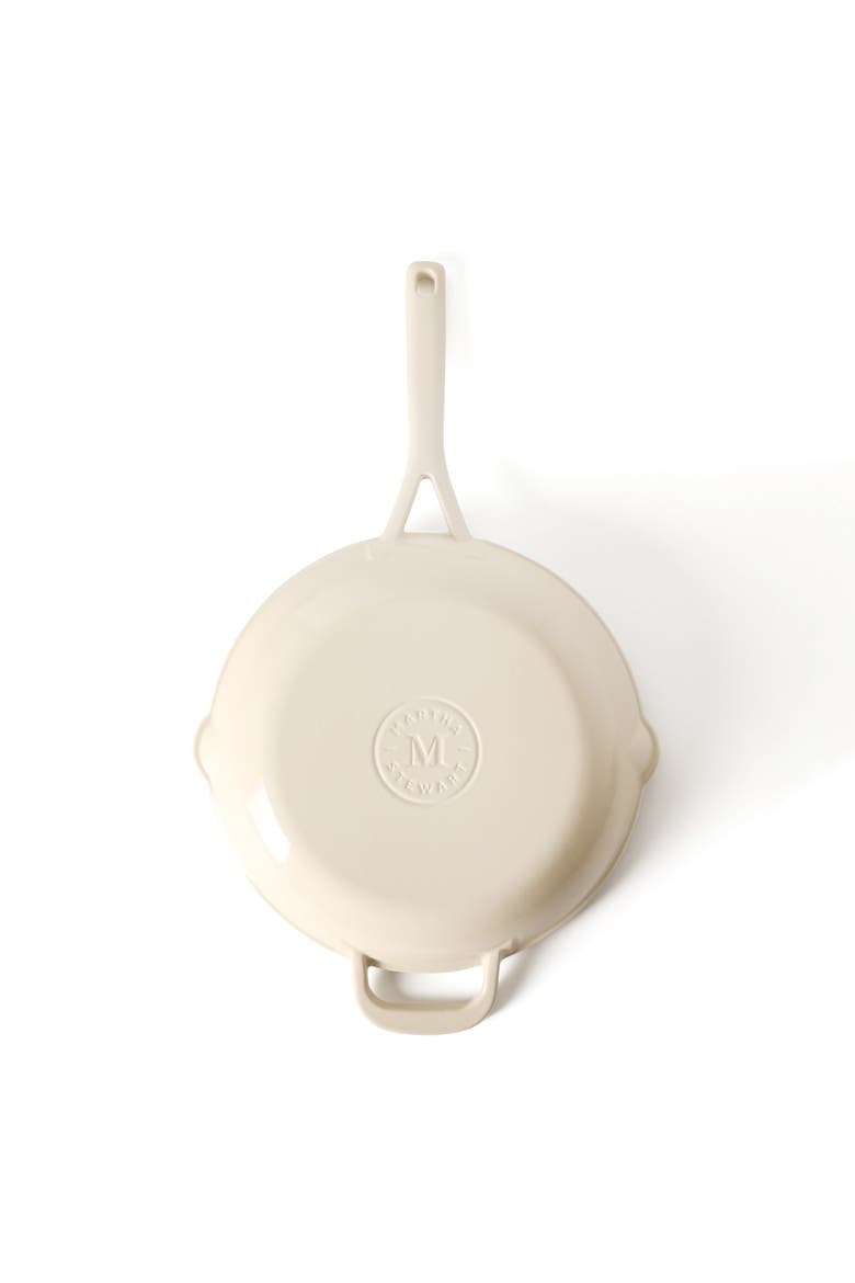 Gatwick Enameled Cast Iron Skillet, Oven Safe, Alternate, color, Matte Black