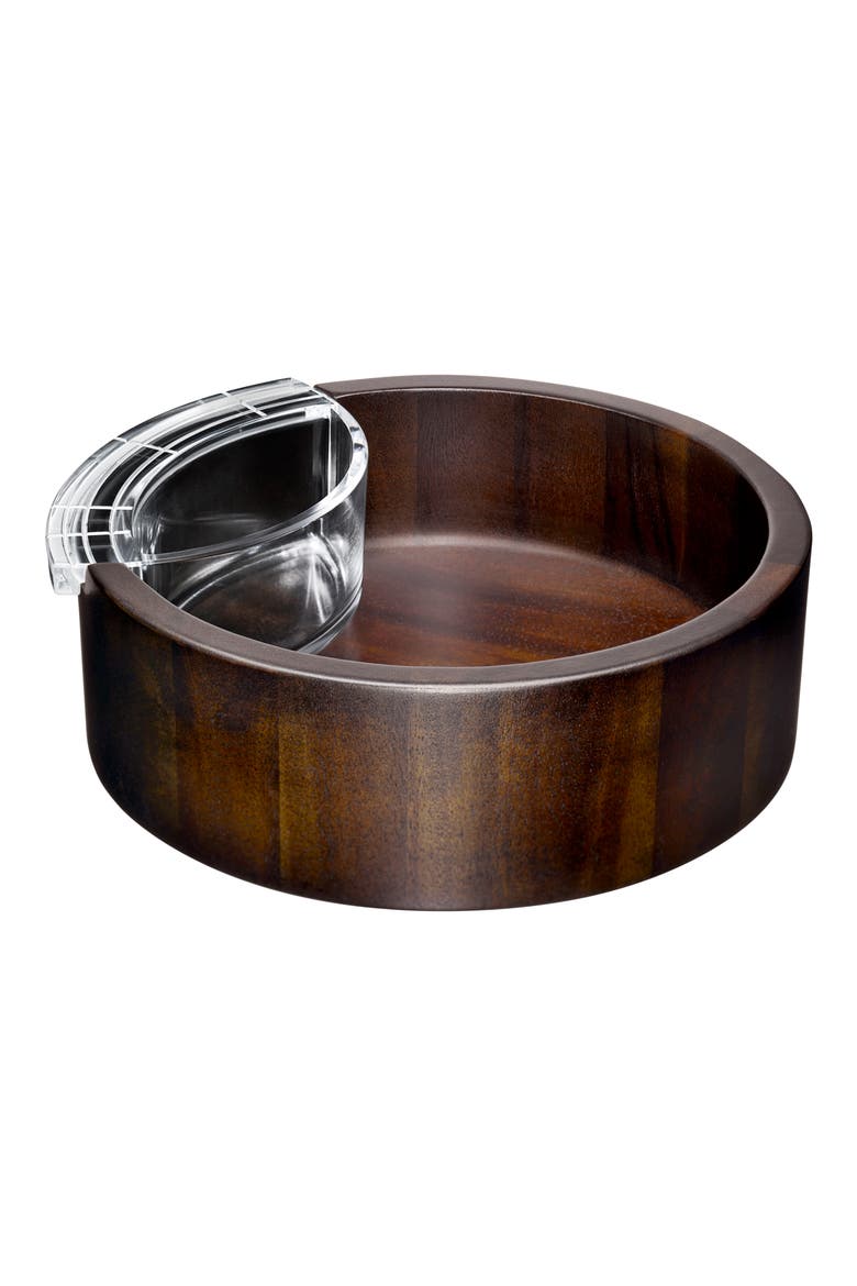 Street Chip & Dip Bowl, Main, color, CLEAR
