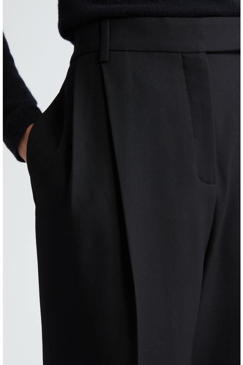 Bacall Virgin Wool Pants, Alternate, color, BLACK