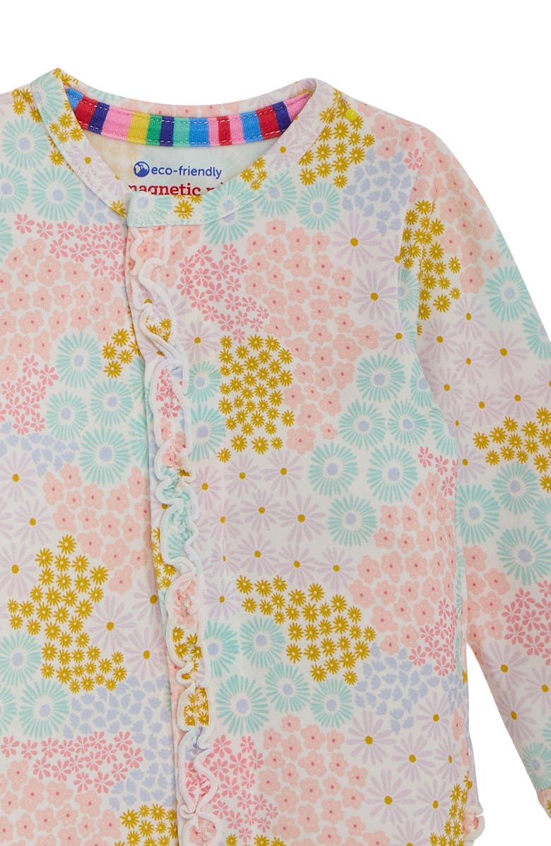 Magnetic Me Harper Ruffle Magnetic Footie, Alternate, color, Harpe