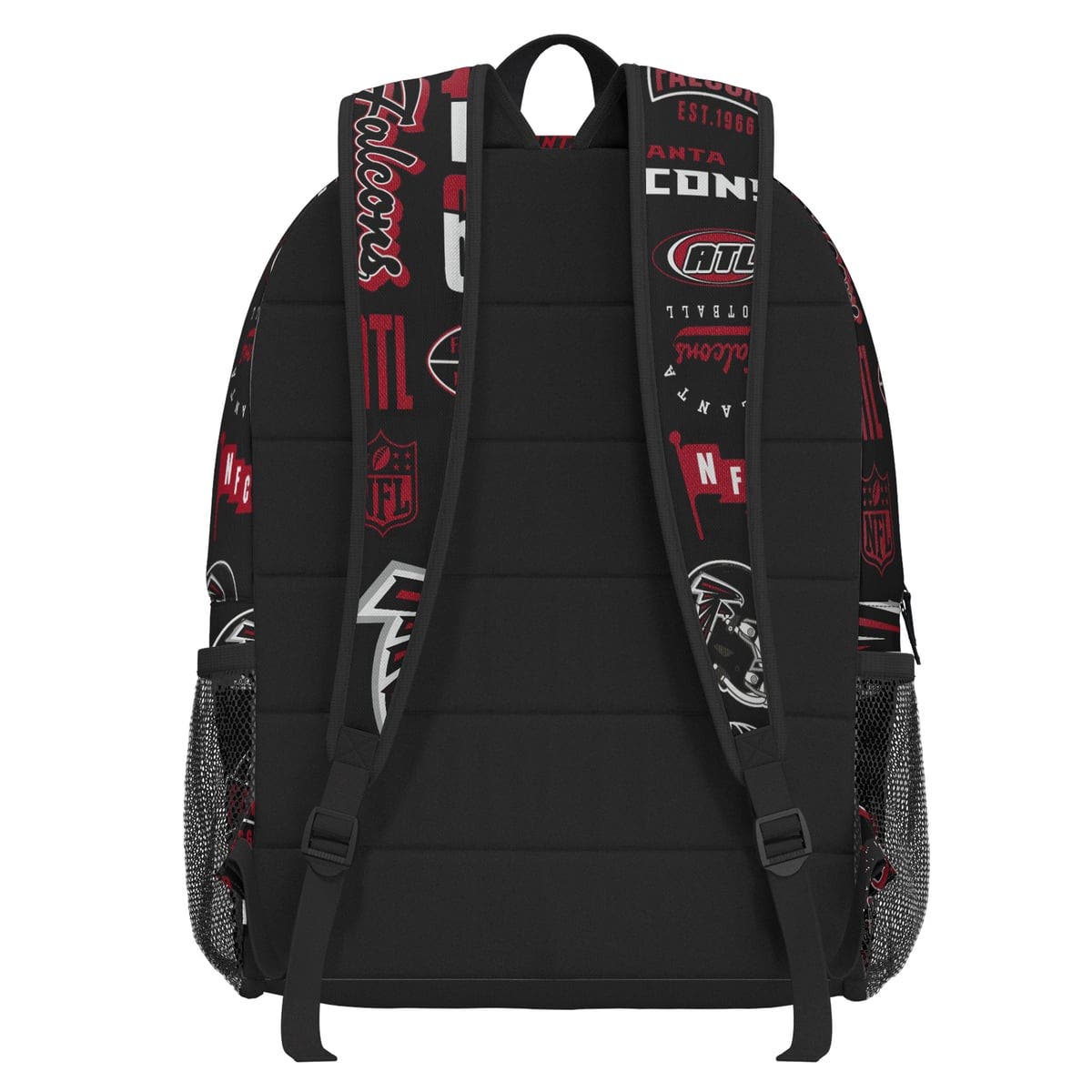 Atlanta Falcons Backpack and Lunchbox Set, Alternate, color, Black