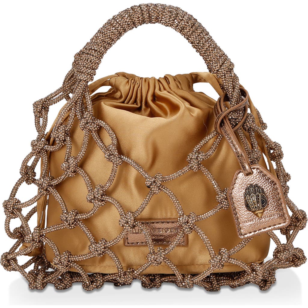 Kurt Geiger London Small Crystal Macramé Bag
