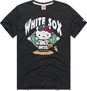 Homage Unisex Homage Charcoal Chicago White Sox Hello Kitty Tri-Blend T-Shirt