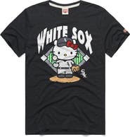 Homage Unisex Homage Charcoal Chicago White Sox Hello Kitty Tri-Blend T-Shirt