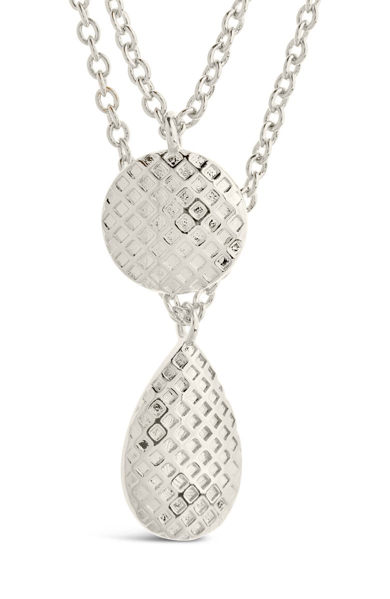 Sterling Forever Aldari Layered Necklace, Alternate, color, 