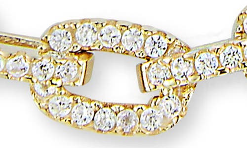 Chloe & Madison Chloe And Madison Pavé Link Bracelet In Gold