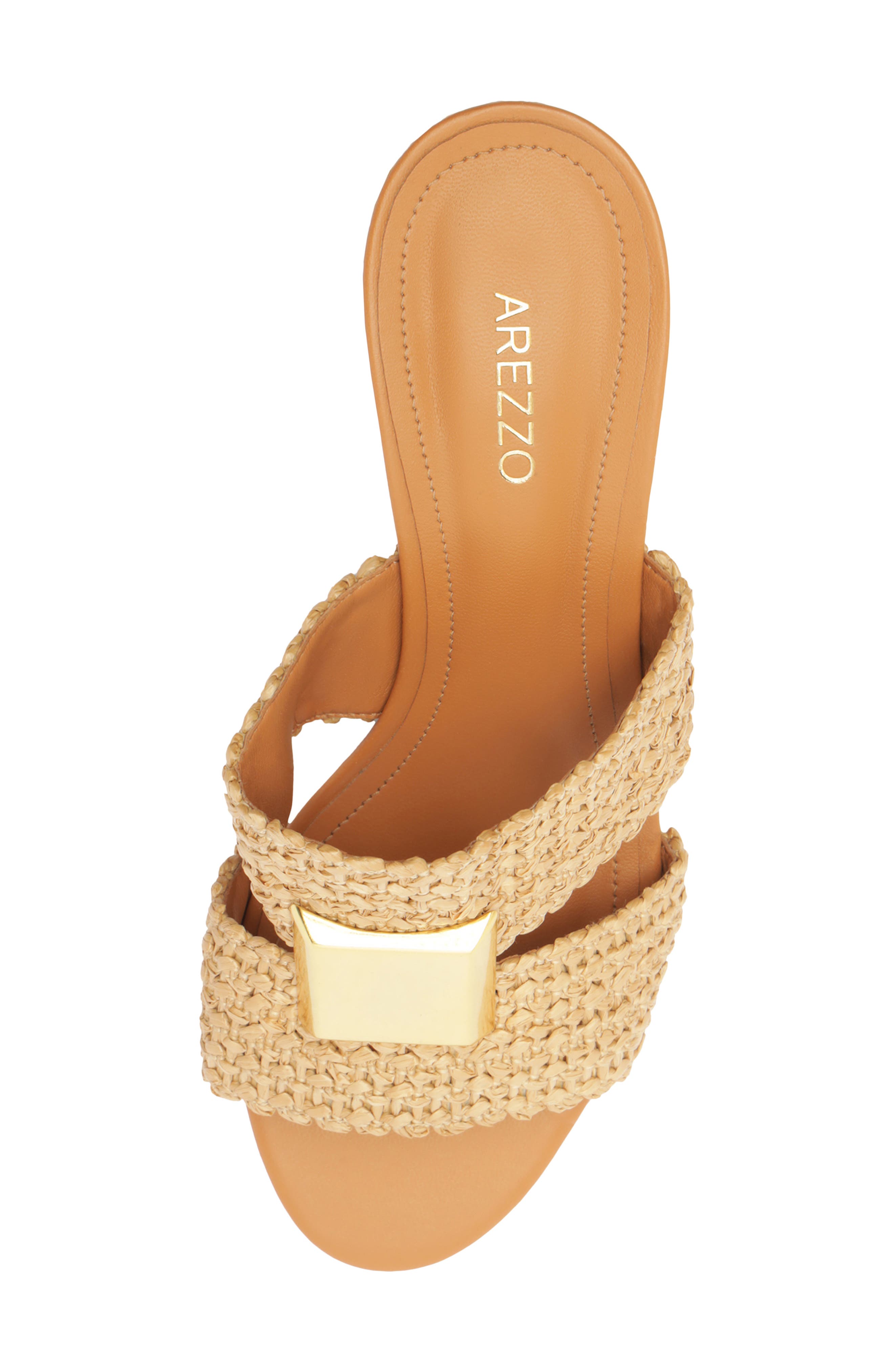 Arezzo Jackie Slide Sandal, Alternate, color, Areia