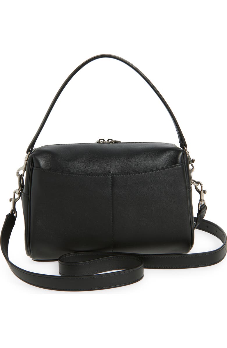 Balenciaga Rodeo Leather Camera Bag, Alternate, color, Black