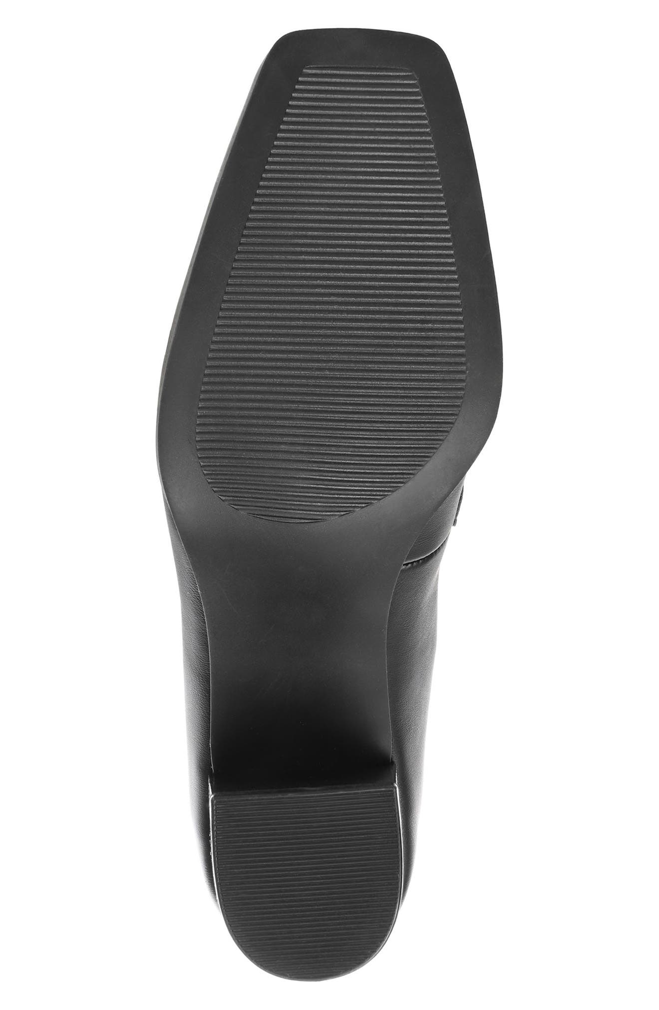 Journee Collection Crawford Vegan Leather Pump, Alternate, color, Black