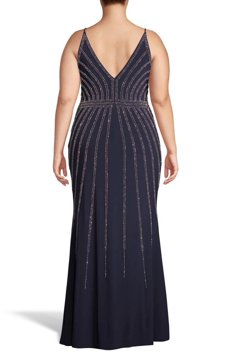 Xscape Evenings Xscape Beaded Trumpet Gown, Alternate, color, 