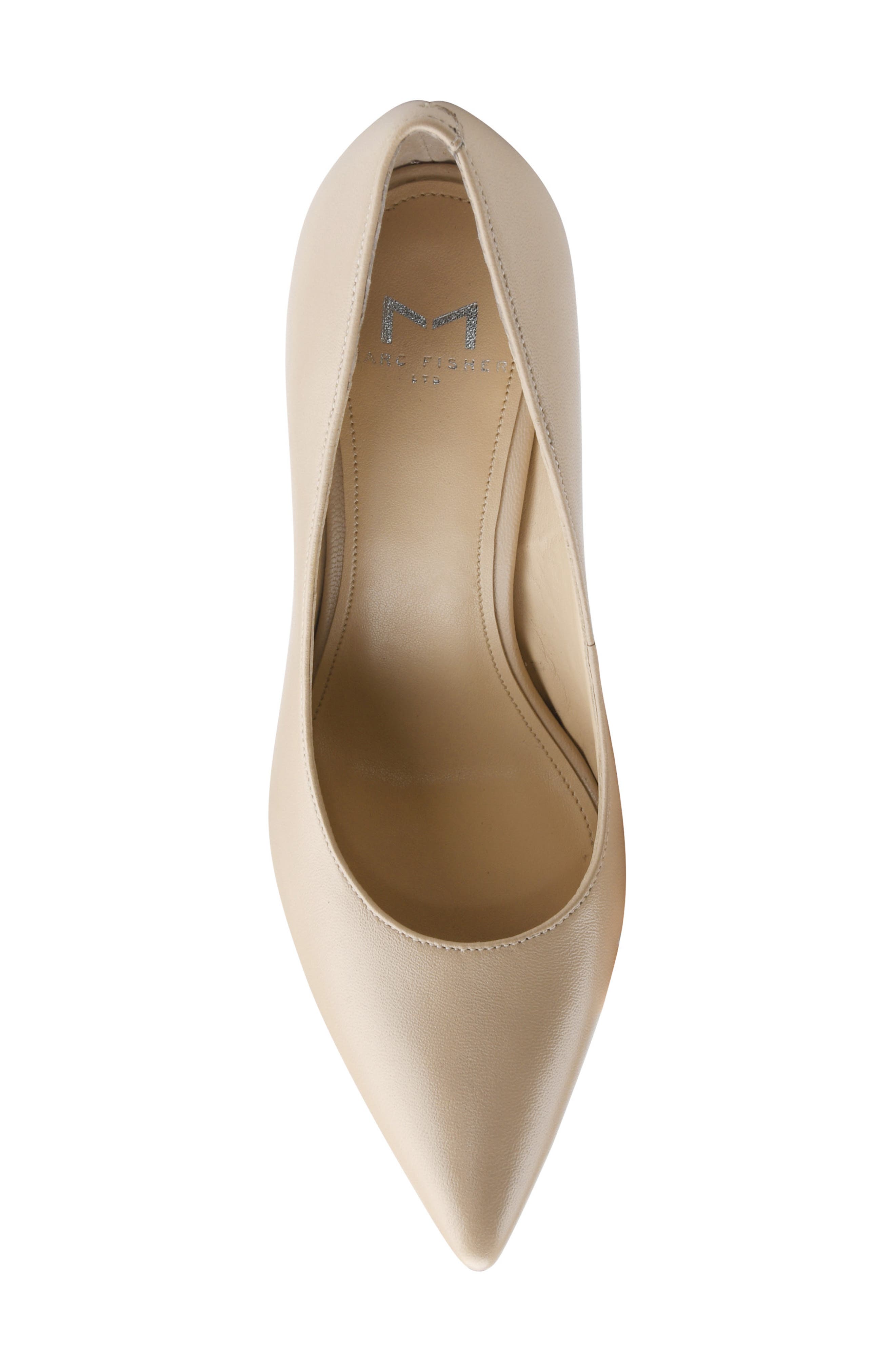 Abilene Pointed Toe Pump, Alternate, color, LIGHT NATURAL LEATHER