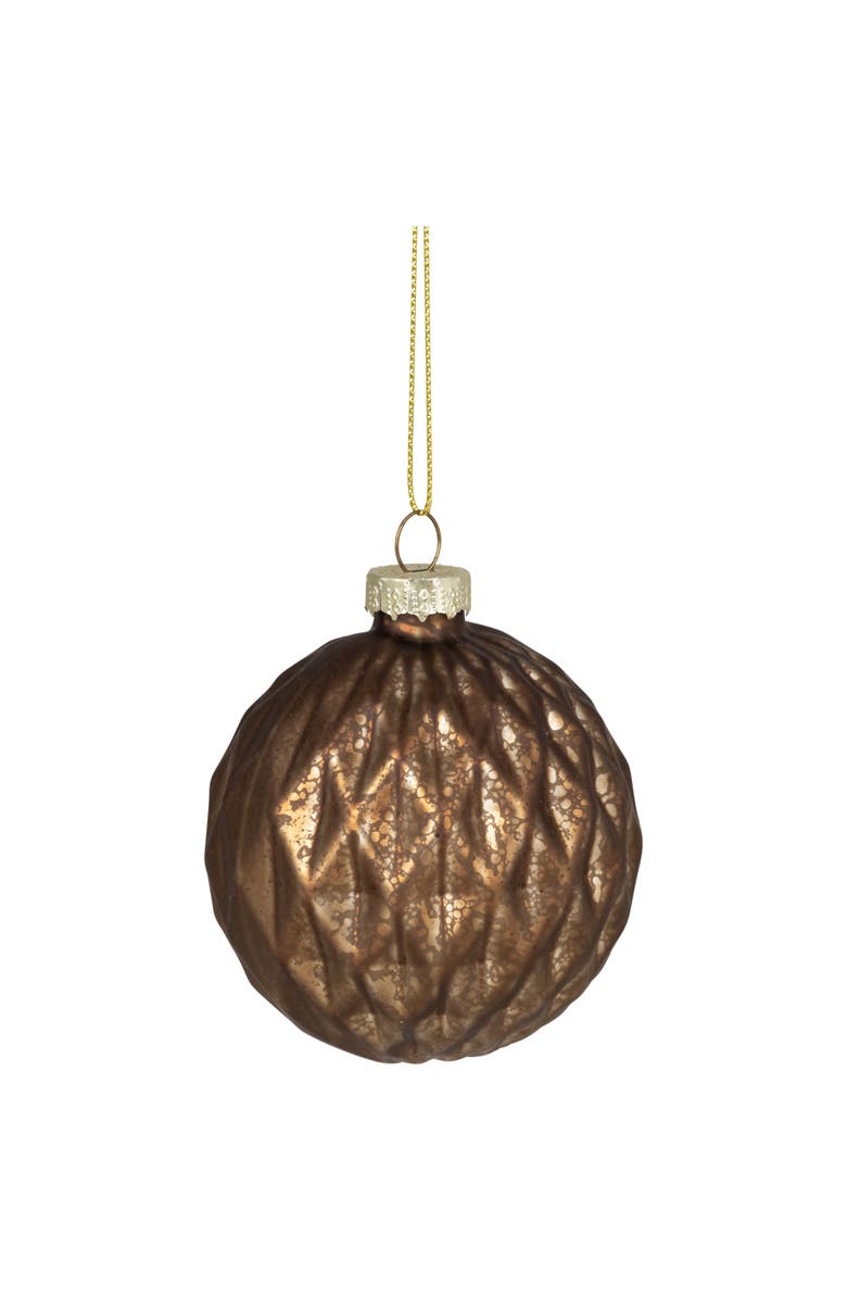 Northlight Mercury Onion and Ball Glass Christmas Ornament Set - 3" - Gold - 12ct, Alternate, color, Gold