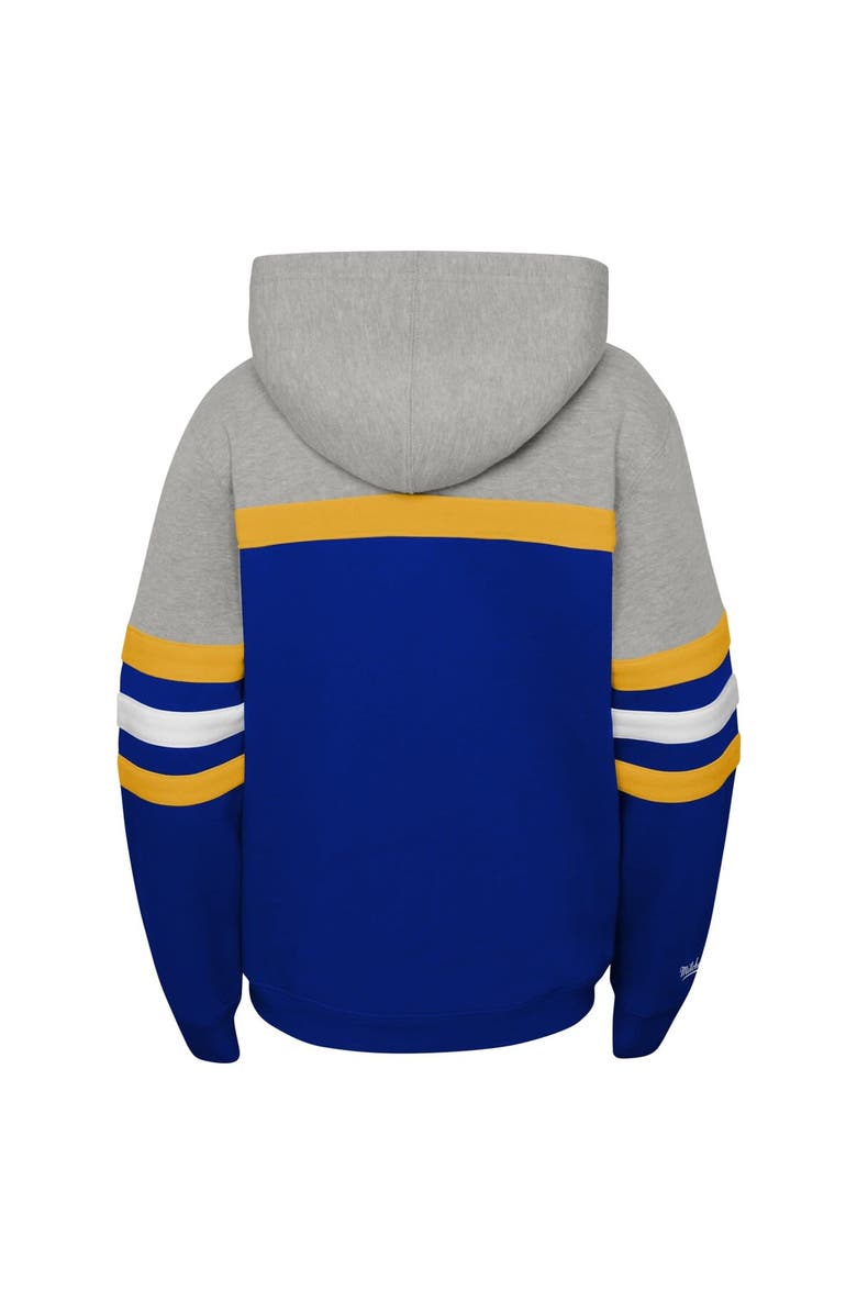 Mitchell & Ness Youth Mitchell & Ness Gray St. Louis Blues Head Coach Pullover Hoodie, Alternate, color, Gray