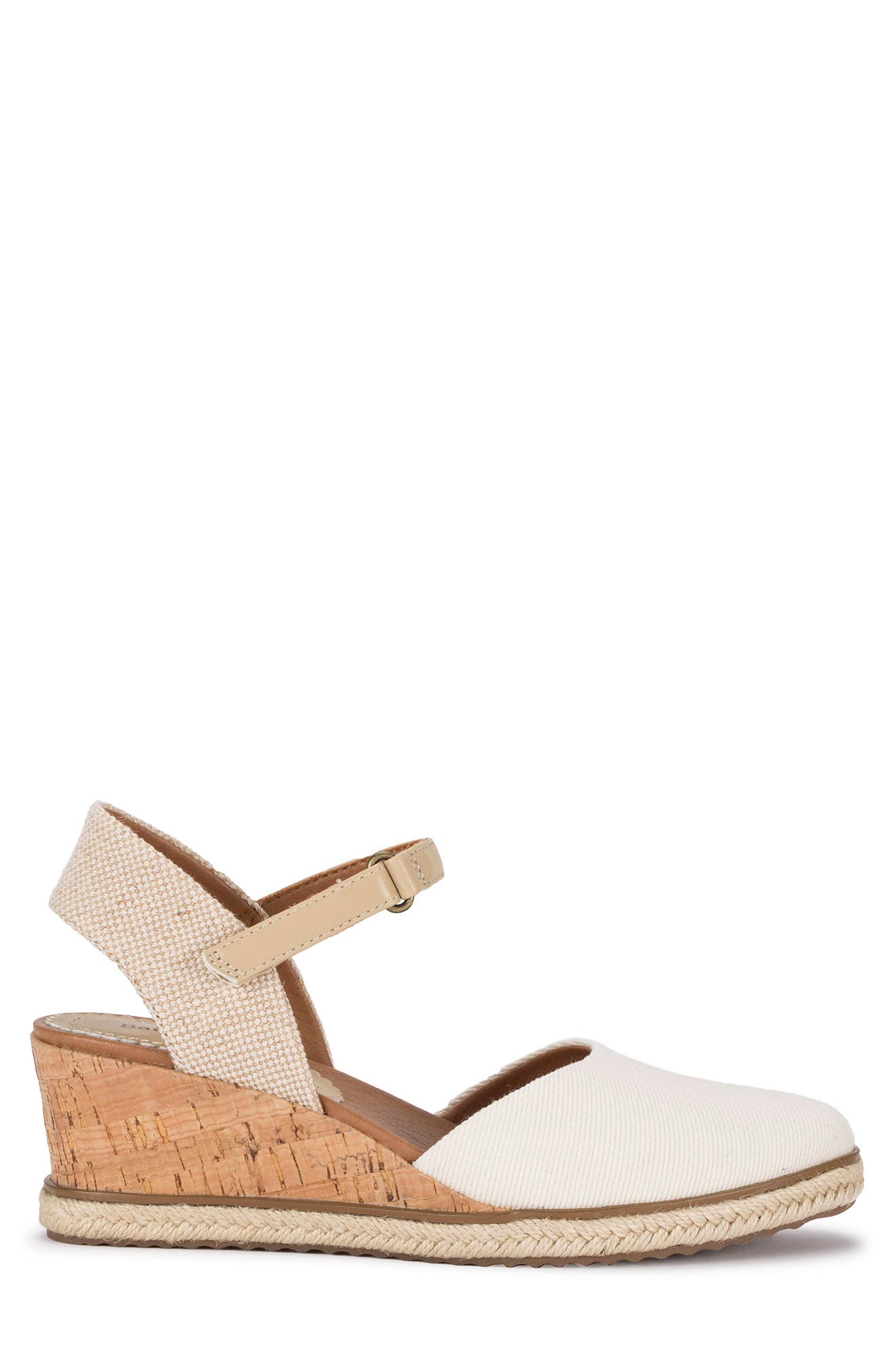 Ocean Casual Wedge, Alternate, color, CREAM CANVAS