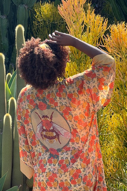 Henelle Duster Robe In Bloom
