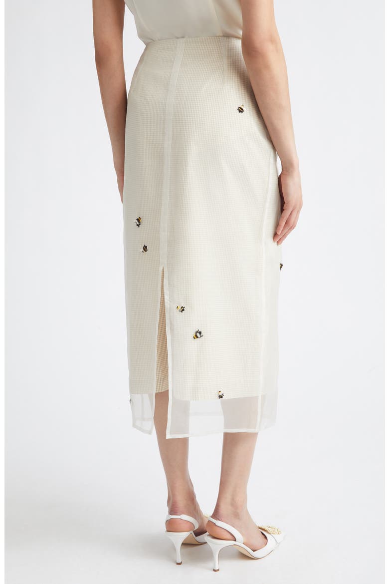 Roxane Embroidered Skirt, Alternate, color, BEES EMBROIDERY