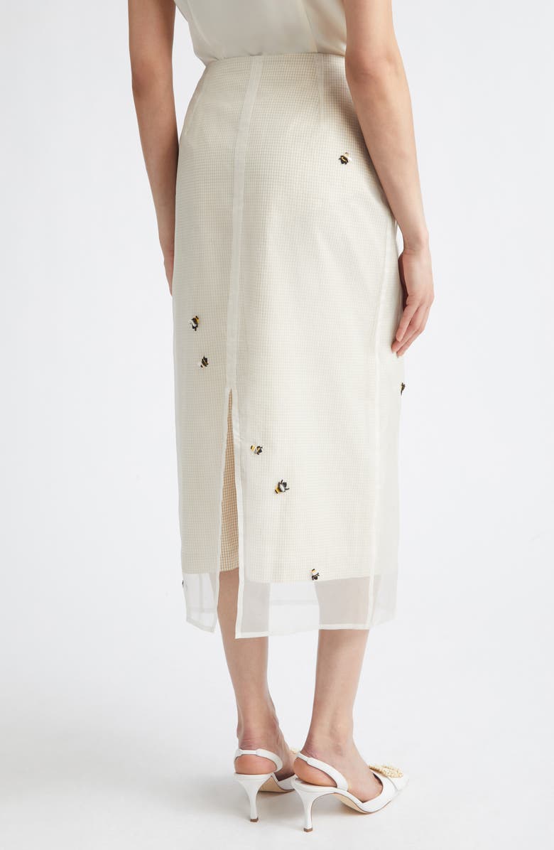 BERNADETTE Roxane Embroidered Skirt, Alternate, color, Bees Embroidery