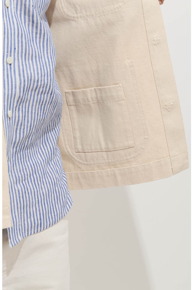 Garment Dyed Work Jacket, Alternate, color, NATURAL