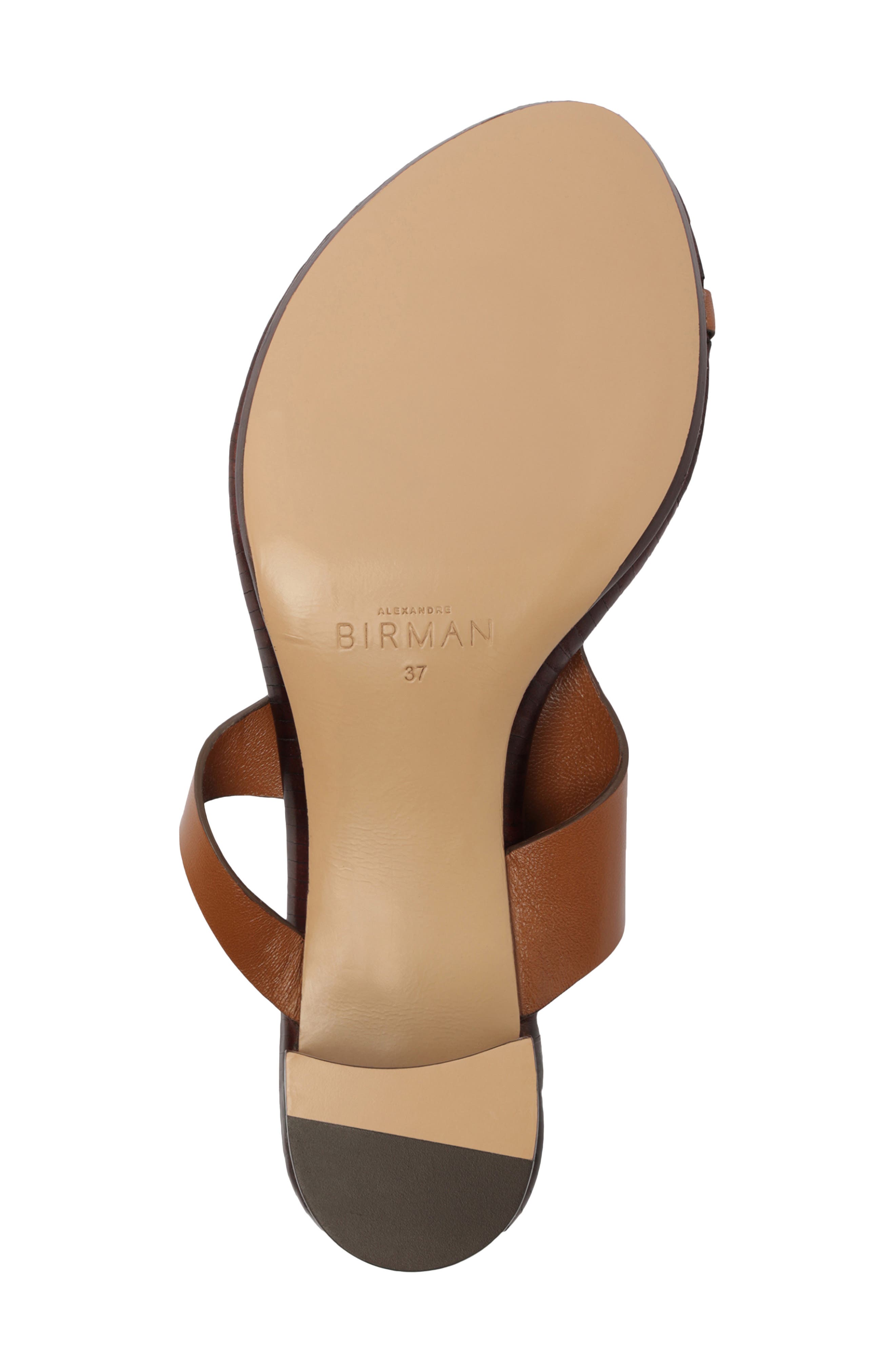 Alexandre Birman Eliah Block Heel Sandal, Alternate, color, Espresso