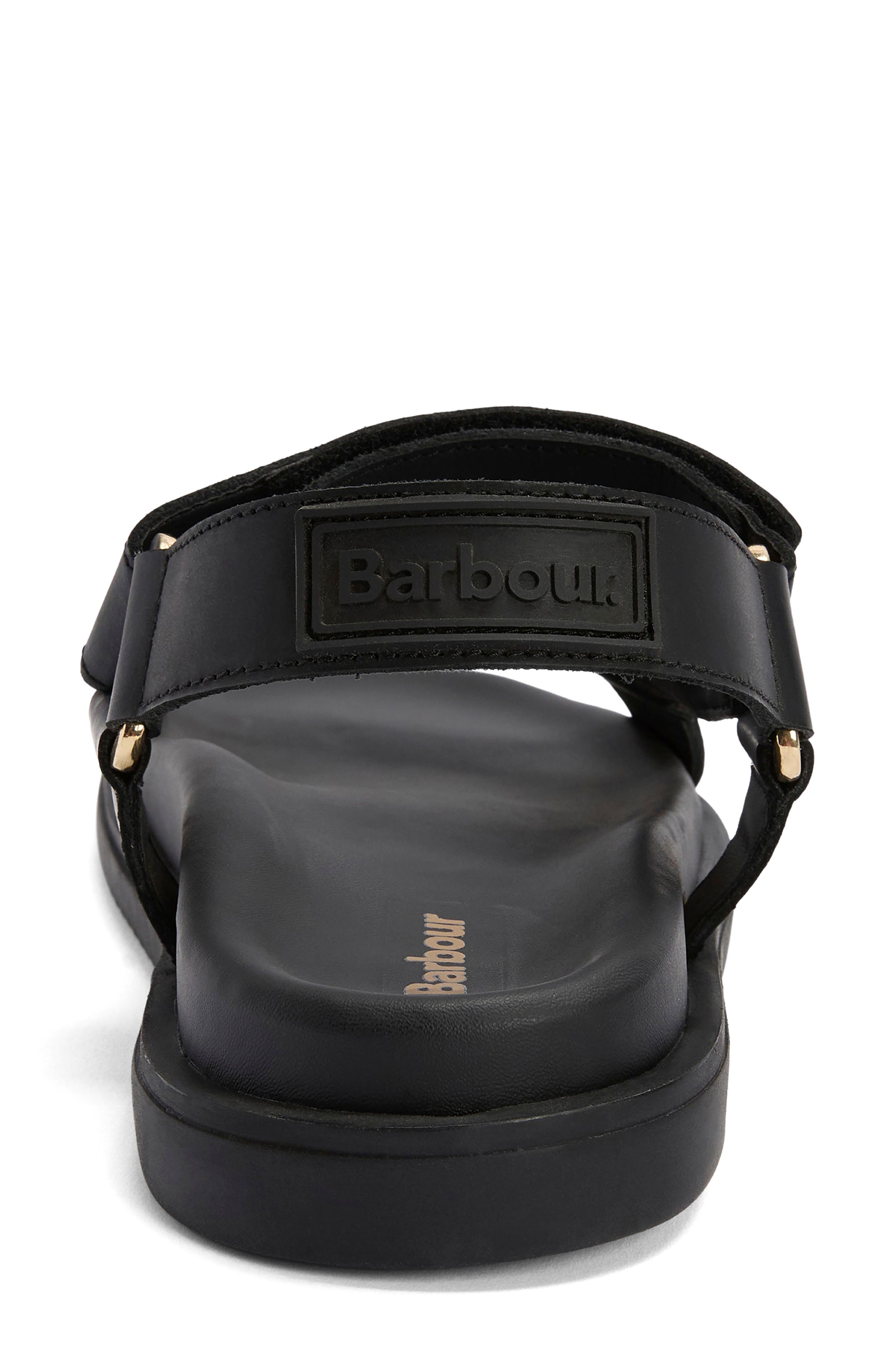 Barbour Caitlin Sandal, Alternate, color, Black