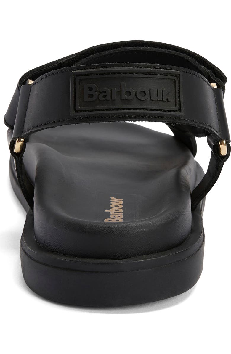 Barbour Caitlin Sandal, Alternate, color, Black
