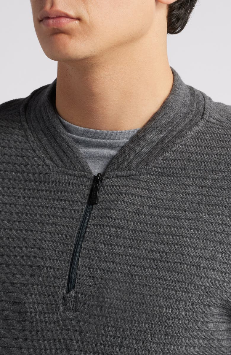 Robert Barakett Cadell Half Zip Pullover, Alternate, color, Charcoal