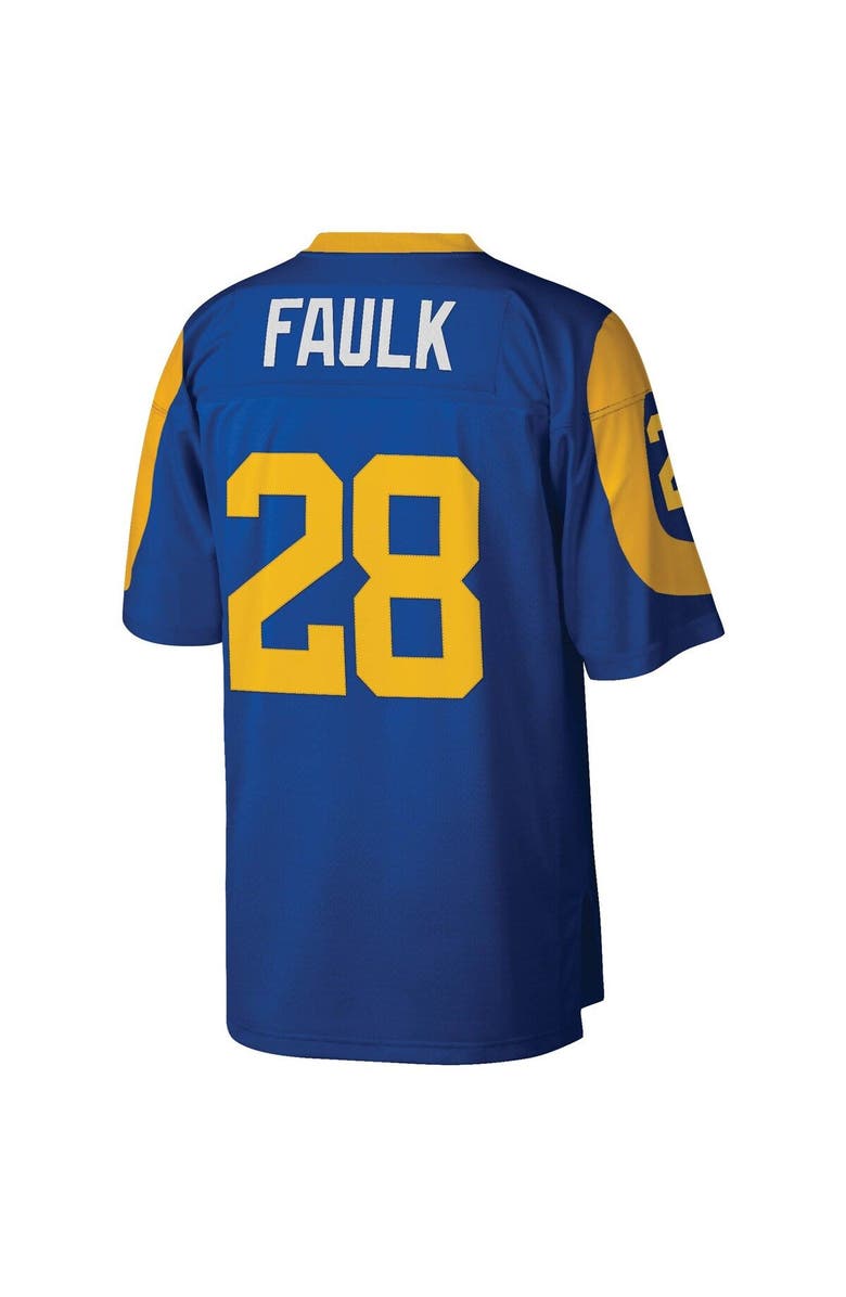 Mitchell & Ness Men's Mitchell & Ness Marshall Faulk Royal Los Angeles Rams Legacy Replica Jersey, Alternate, color, 