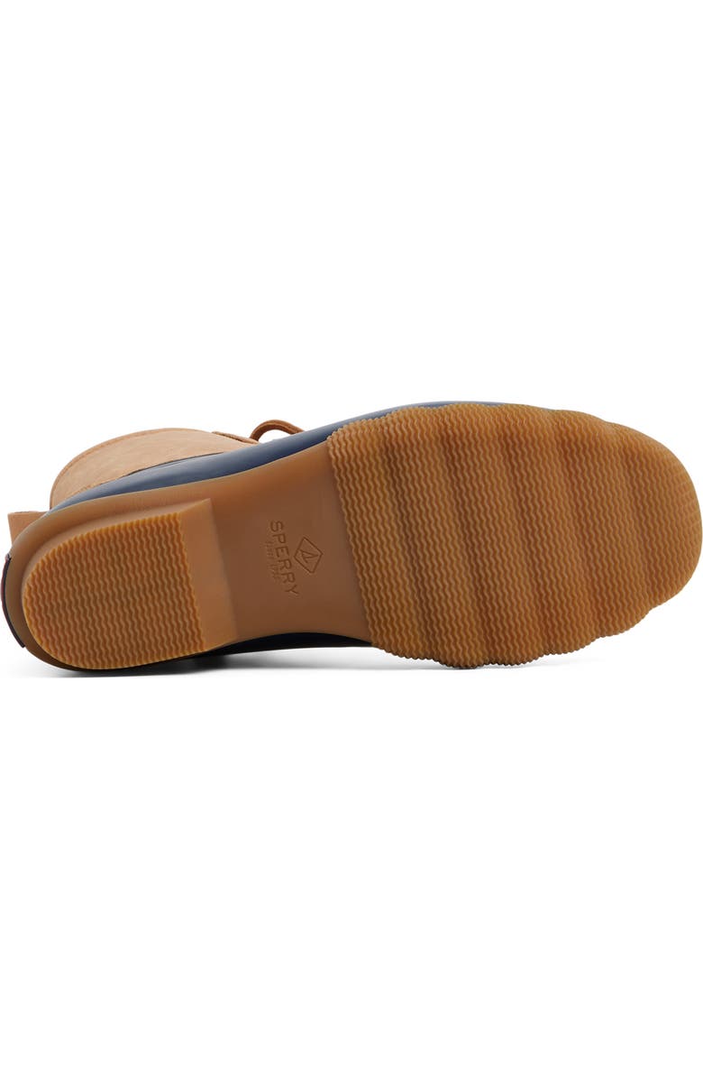 Sperry Saltwater Waterproof Rain Boot, Alternate, color, Navy