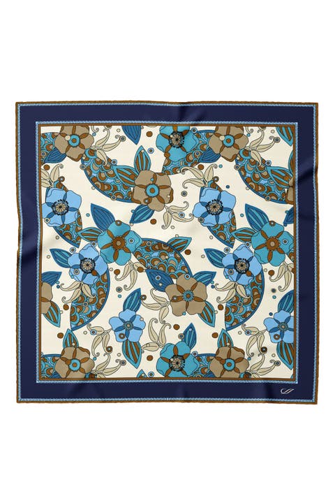 Lombardi - Hand Rolled Silk Neckerchief for Men