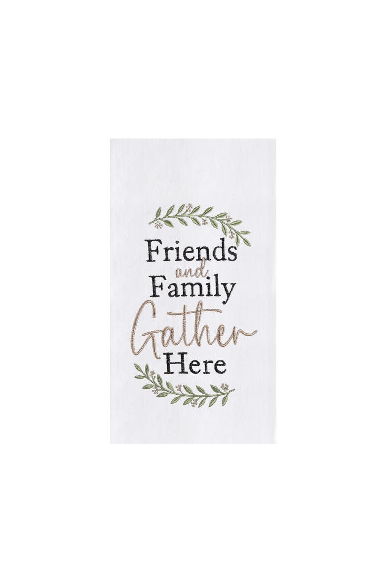 Friends & Family Gather Towel, Main, color, Green