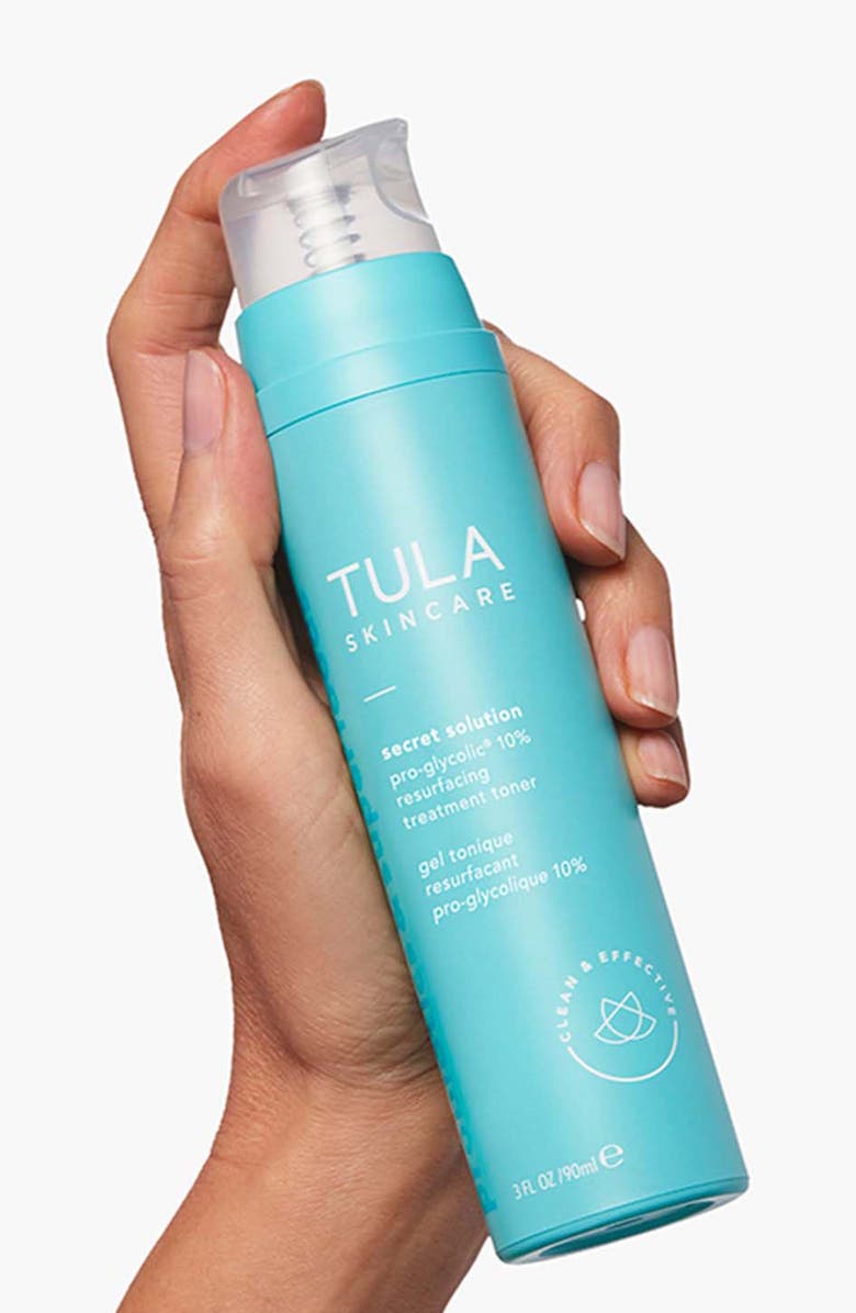 TULA Skincare Get Toned Pro-Glycolic 10% Resurfacing Toner, Alternate, color,