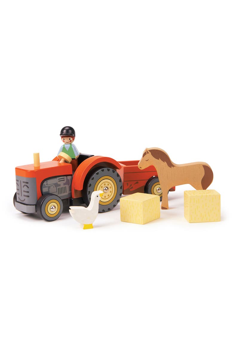 Tender Leaf Toys Farmyard Tractor Playset, Alternate, color, Multi
