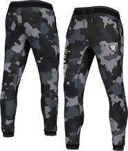 THE WILD COLLECTIVE Unisex The Wild Collective Black Las Vegas Raiders Camo Jogger Pants
