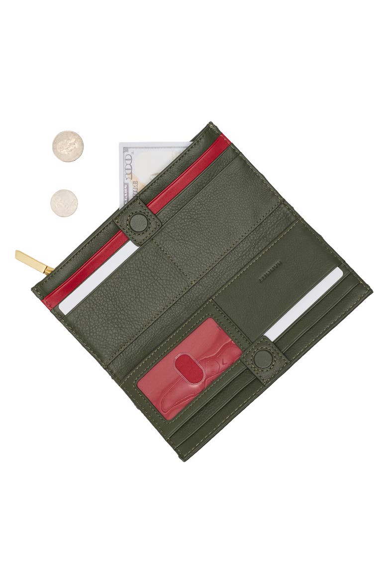 110 North Continental Wallet, Alternate, color, TWIN CREST/ BRUSHED GOLD