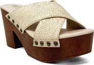 SHUSHOP Ivanna Platform Slide Sandal