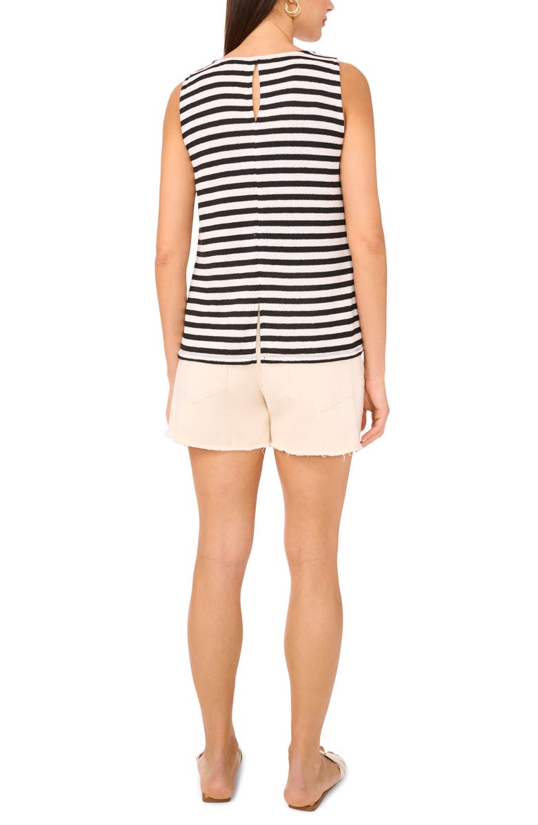 Vince Camuto Stripe Knit Keyhole Sweater Tank, Alternate, color, 