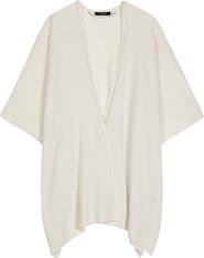 Lauren Ralph Lauren texture edge knit ruana