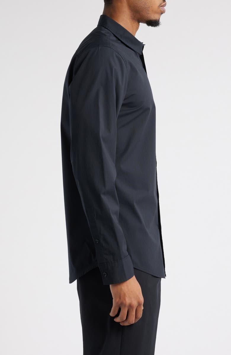 Open Edit Slim Fit Stretch Cotton Button-Up Shirt, Alternate, color, 