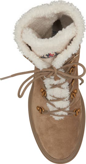 MONCLER Resile Trekブーツ MONCLER Resile Trek shell-trimmed suede ankle boots | NET-A