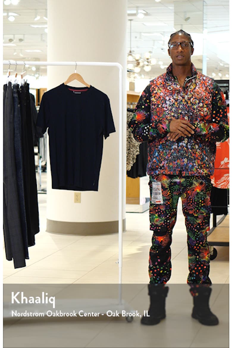 Men's Navy Stretch Viscose T-Shirt video