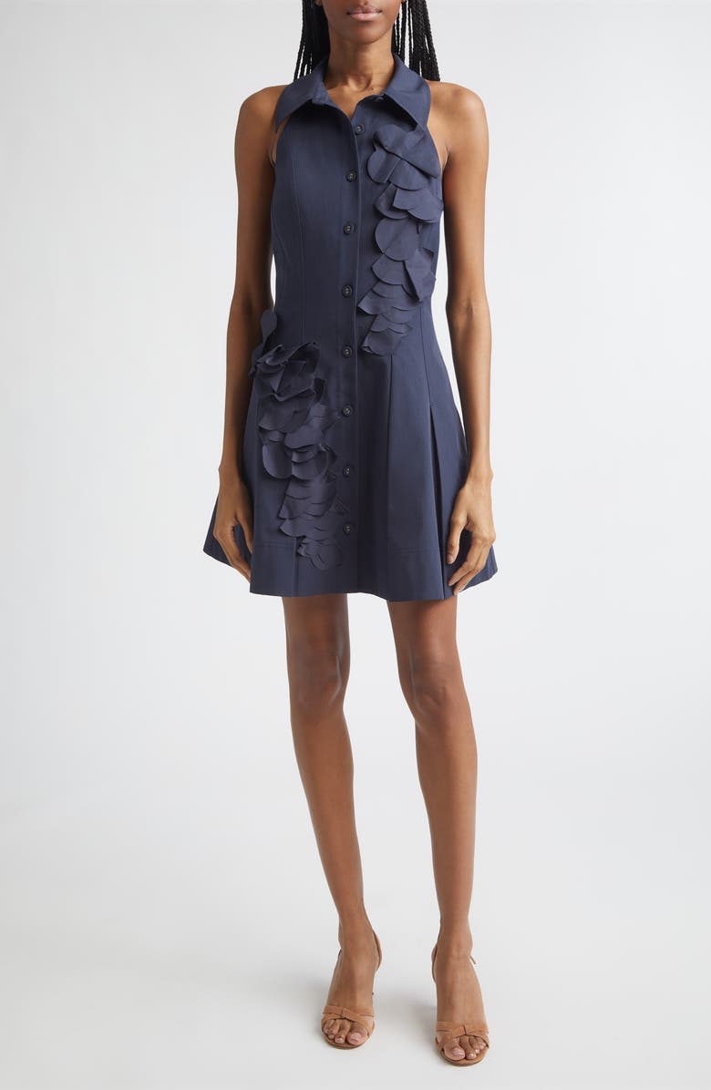 Ramy Brook Donna Sleeveless Minidress, Main, color, Navy
