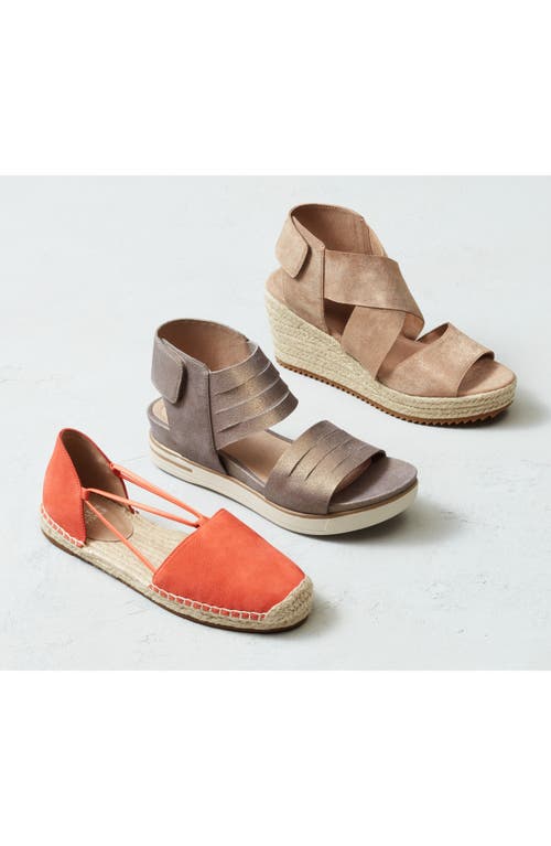 Eileen Fisher 'willow' Espadrille Wedge Sandal In Red Poppy